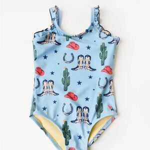 Pink Chicken 4T Claire One-Piece Swimsuit